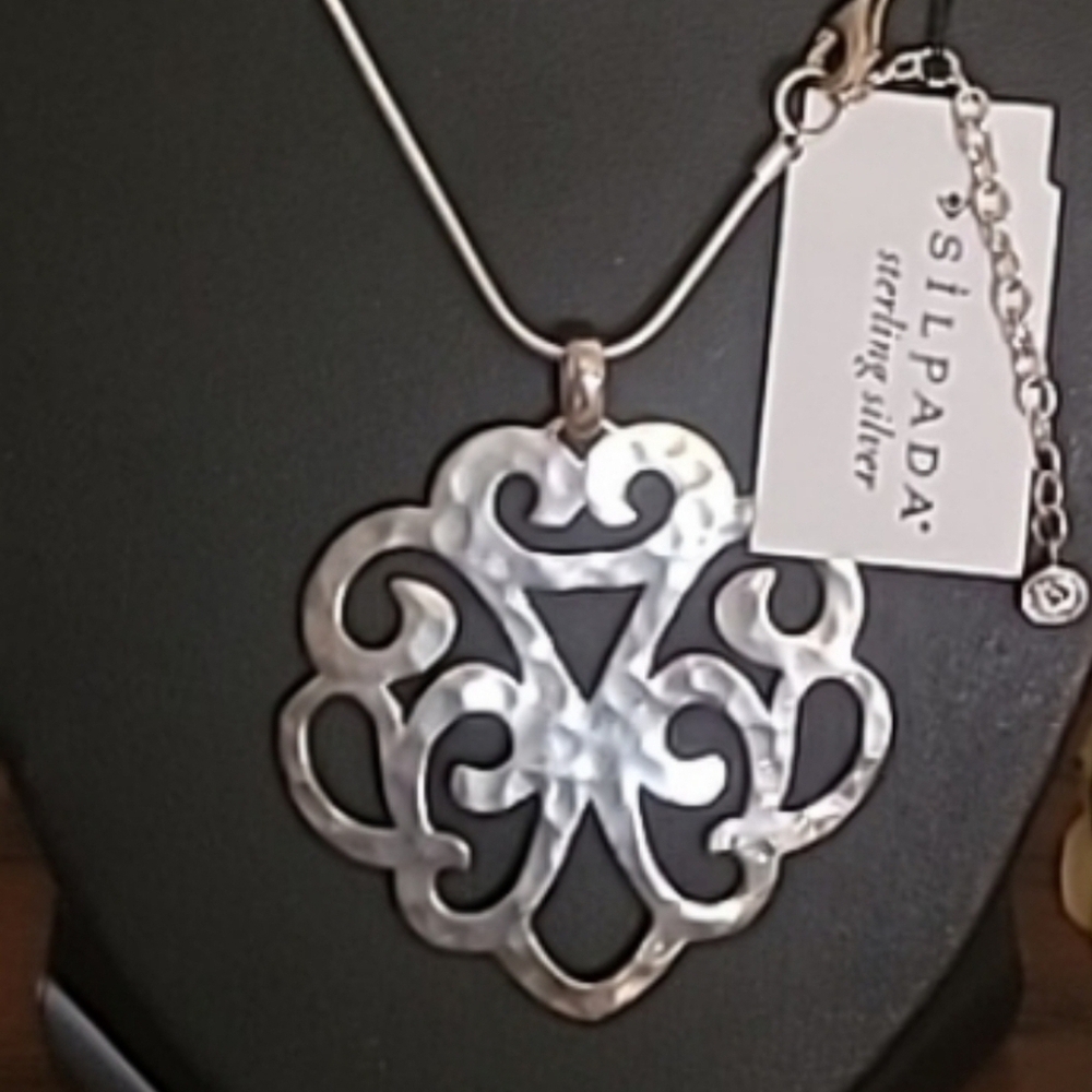 Silpada Sterling Silver Pendant Necklace